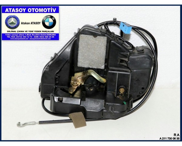 MERCEDES W211 SAĞ ARKA KAPI KİLİDİ 2117300635 , 2117300835 , 2117301035 , 2117301235 A2117300635 A2117300835 A2117301035 A2117301235 A 211 730 06 35 A 211 730 08 35 A 211 730 10 35 A 211 730 12 35 W211 KAPI KİLİDİ